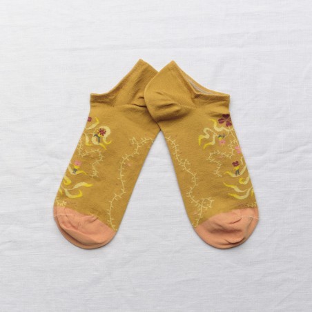 Ankle sock Characters Ochre